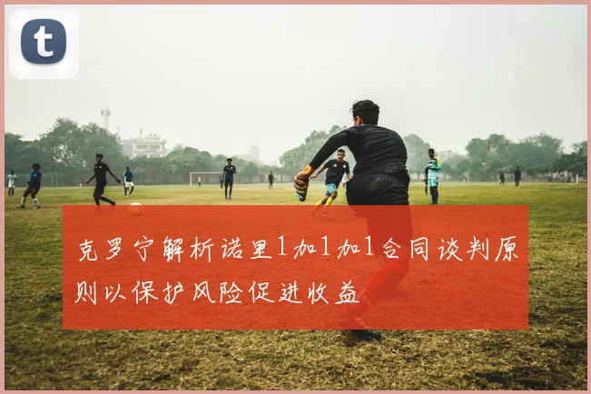 克罗宁解析诺里1加1加1合同谈判原则以保护风险促进收益