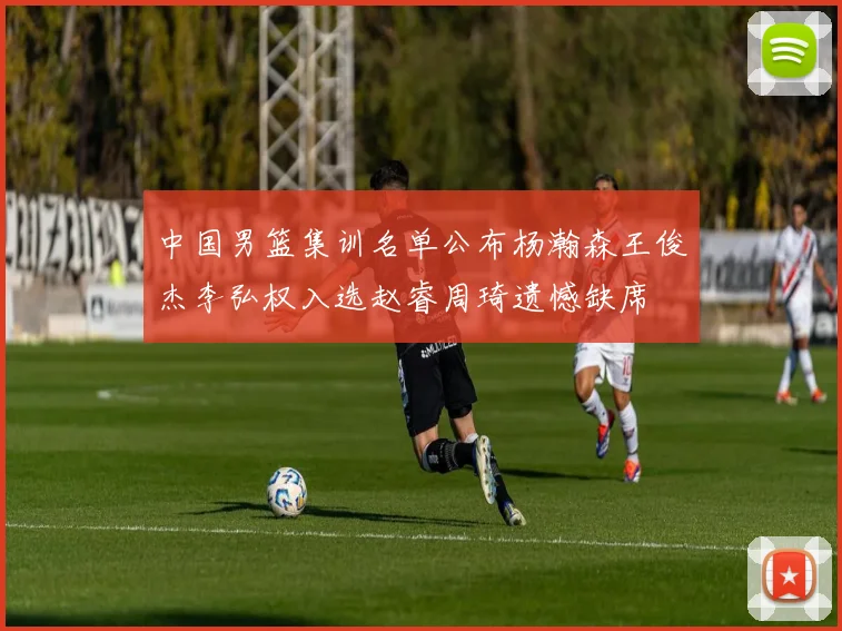 中国男篮集训名单公布杨瀚森王俊杰李弘权入选赵睿周琦遗憾缺席